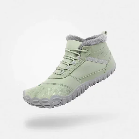 Saguaro Winter Barfußschuhe Defener Will I - Hellgrün 40