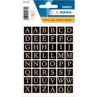 Herma Buchstaben 13x13 mm, 96 Etiketten, Aufdruck: A-Z, Folie,
