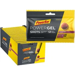 Powerbar PowerGel Shots Raspberry 24x60g - High Carb Energie Gummis + Vitamin B6 60g