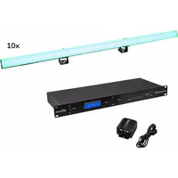 Eurolite Set 10x LED PR-100/32 Pixel DMX Rail +