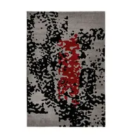 Arte Espina Teppich Naila 300 Schwarz / rot), & orange