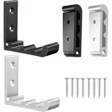 Jssevn-4 Stück Klappbare Wandhaken, Klapphaken, 90°-wandhaken, Garderobenhaken, Gewellte Klapphaken, Für Küchenhandtücher, Badezimmerhandtücher