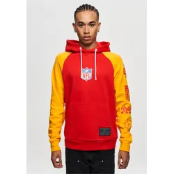 Kapuzensweatshirt RECOVERED "NFL Chiefs 1993", Herren, Gr. S, rot, 100% Baumwolle, bedruckt, casual, normal, ohne Ausschnitt, Langarm, Sweatshirts, für alle Kansas City Chiefs-Fans