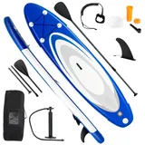 GYMAX 305/335x76x15cm SUP Board, Stand Up Paddling Board aufblasbar, Paddelbrett mit rutschfesten Böden & Sicherheitsgurt, Surfboard mit verstellbarem Paddel & Pumpe (S (305x76x15cm))