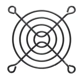 InLine Lüftergitter Metall, schwarz, 60x60mm,