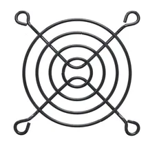 InLine Lüftergitter Metall, schwarz, 60x60mm,