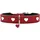 Hunter Love Halsband rot/schwarz S-M