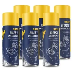 Mannol 6x 450 ml Rust Dissolver Rostlöser [Hersteller-Nr. 9932]