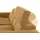 DOMO collection »Brandon Sitzbelastung 140 kg, kleine Ausführung B/T/H: 214/100/80 cm«, Mit Kopfteilverstellung, auch in Leder und Cord, L-Form orange