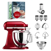 KitchenAid Artisan 5KSM175PS Liebesapfelrot Beginnerset