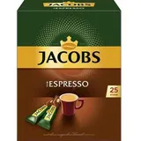 Jacobs Kaffee Espresso, Instant-Kaffee, intensiv, 25 Portionssticks