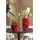 Light & Living Vase, Rot, Keramik, Rund, 39 cm, CE, Dekoration, Vasen, Keramikvasen