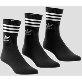 adidas Originals Mid Cut Crew Socken black, schwarz, S