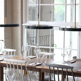 Umage Asteria Pendelleuchte LED, anthrazit - Cover messing - Ra 96