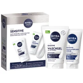 NIVEA MEN Sensitive Gesichtspflege Set Waschgel + Gesichtscreme (50 ml)