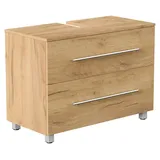 Posseik Waschtischunterschrank MONDIAL 85 eiche gold 85,0 x 41,6 x 63,0 cm