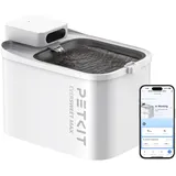 PETKIT Katzen Trinkbrunnen Kabellos, Hundewasserspender, 3L Katzen Hunde Wasserbrunnen, Intelligentes App-Steuerung,26dB Extrem Leiser,83 Tage Akkulaufzeit