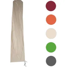 Mendler Schirmhülle HWC für Ampelschirm bis 4 m Polyester creme