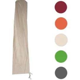 Mendler Schirmhülle HWC für Ampelschirm bis 4 m Polyester creme