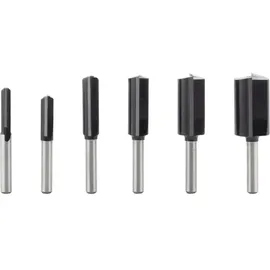 Bosch Nutfräser-Set 6-teilig 6-mm-Schaft