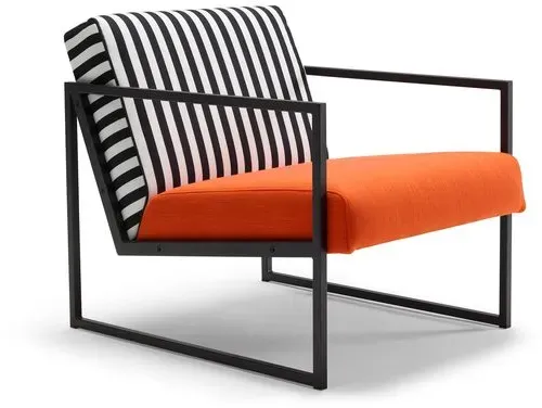 INNOVATION LIVING Sessel mit Armlehnen Vikko Spezial Stoff Orange