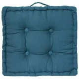 Atmosphera Bodenkissen 40 x 40 cm Blau
