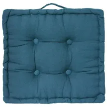 Atmosphera Bodenkissen 40 x 40 cm Blau