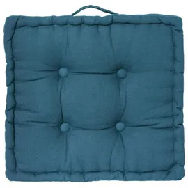 Atmosphera Bodenkissen 40 x 40 cm Blau