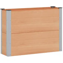 vidaXL Hochbeet 100 x 30 x 72 cm Braun