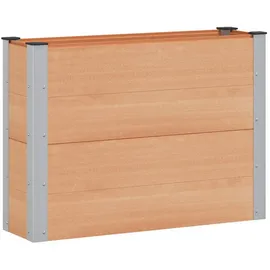 vidaXL Hochbeet 100 x 30 x 72 cm Braun