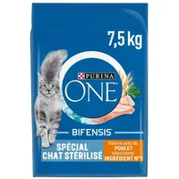 PURINA One - Katzenfutter sterilisiert – mit Huhn – 7,5 kg – Trockenfutter für ausgewachsene Katzen
