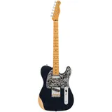 Fender Brad Paisley Road Worn Tele MN Black Sparkle - E-Gitarre