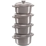 Staub, Mini Cocotte Set, 4-fach, rund, Ceramic By Staub
