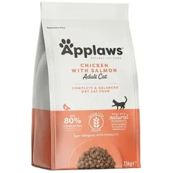 Applaws trockenes Katzenfutter 7,5kg - mit Huhn und Lachs + Überraschung für die Katze