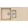 keenberk Victory S1000.80 links Einbau creme Excenterbetätigung 1000 x 500 mm