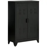 Homcom Aktenschrank 75 x 33 x 110 cm schwarz