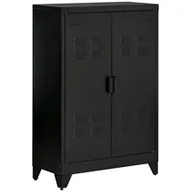 Homcom Aktenschrank 75 x 33 x 110 cm schwarz