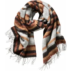 Cinque Herren Hals-Tuch Grau gestreift - 01