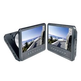 Reflexion DVD 7052 Kopfstützen DVD-Player mit 2 Monitoren Bilddiagonale=17.8cm (7 Zoll)