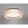 Trio Monte 1 LED Deckenleuchte 60 cm Holz Kunststoff weiß