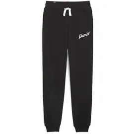 Puma Ess+ Script TR Mädchen Hose, schwarz - 176