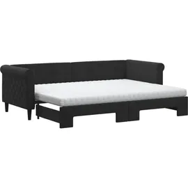 vidaXL Tagesbett 80 x 200 cm Schwarz