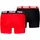 Puma Herren Boxershorts Men Everyday Basic Boxers 2P in Schwarz/Rot - Gr.: L