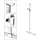 Keuco Duschhandlauf AXESS Alu si-elox/vc, 700mm, mit Brausestange