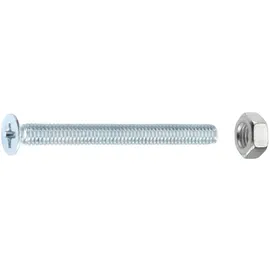 Connex Gewindeschrauben M5 x 20 mm PH 2 - 65 Stk. silberfarben