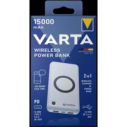 VARTA Wireless Power Bank 15000mAh + Ladekabel