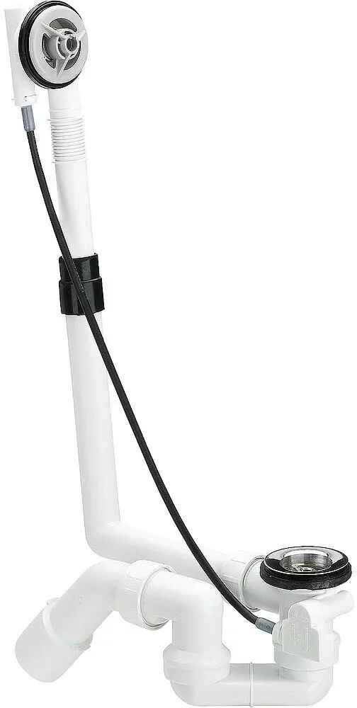 Funktionseinheit Ab- und Überlaufgarnitur M5 Viega Multiplex (Ausführung: Viega Badewannen Ab- und Überlaufgarnitur ohne Befüllung Multiplex Funktionseinheit M5 für Normalwannen DN 40/50 x 560mm)