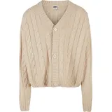 URBAN CLASSICS Boxy Cardigan | Khaki - L