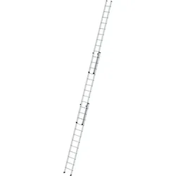 Sprossen-Schiebeleiter 3-teilig ohne Traverse 3x12 Sprossen