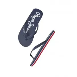 Pepe Jeans für Herren. PMS70128 Bay Beach Basic Flip Flops navy (40), Wohnung, Keine, Lässig, Strandbekleidung, Marine